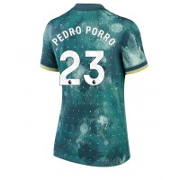 Camiseta Tottenham Hotspur Pedro Porro #23 Tercera Equipación Replica 2024-25 para mujer mangas cortas